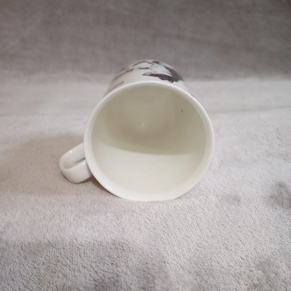 Vintage 1989 Roy Kirkham England Bone China Cat Lovers Mug Cup